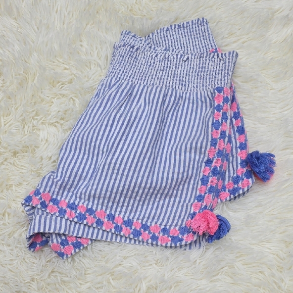 Vineyard Vines Blue and Pink High Waist Shorts - Picture 4 of 4